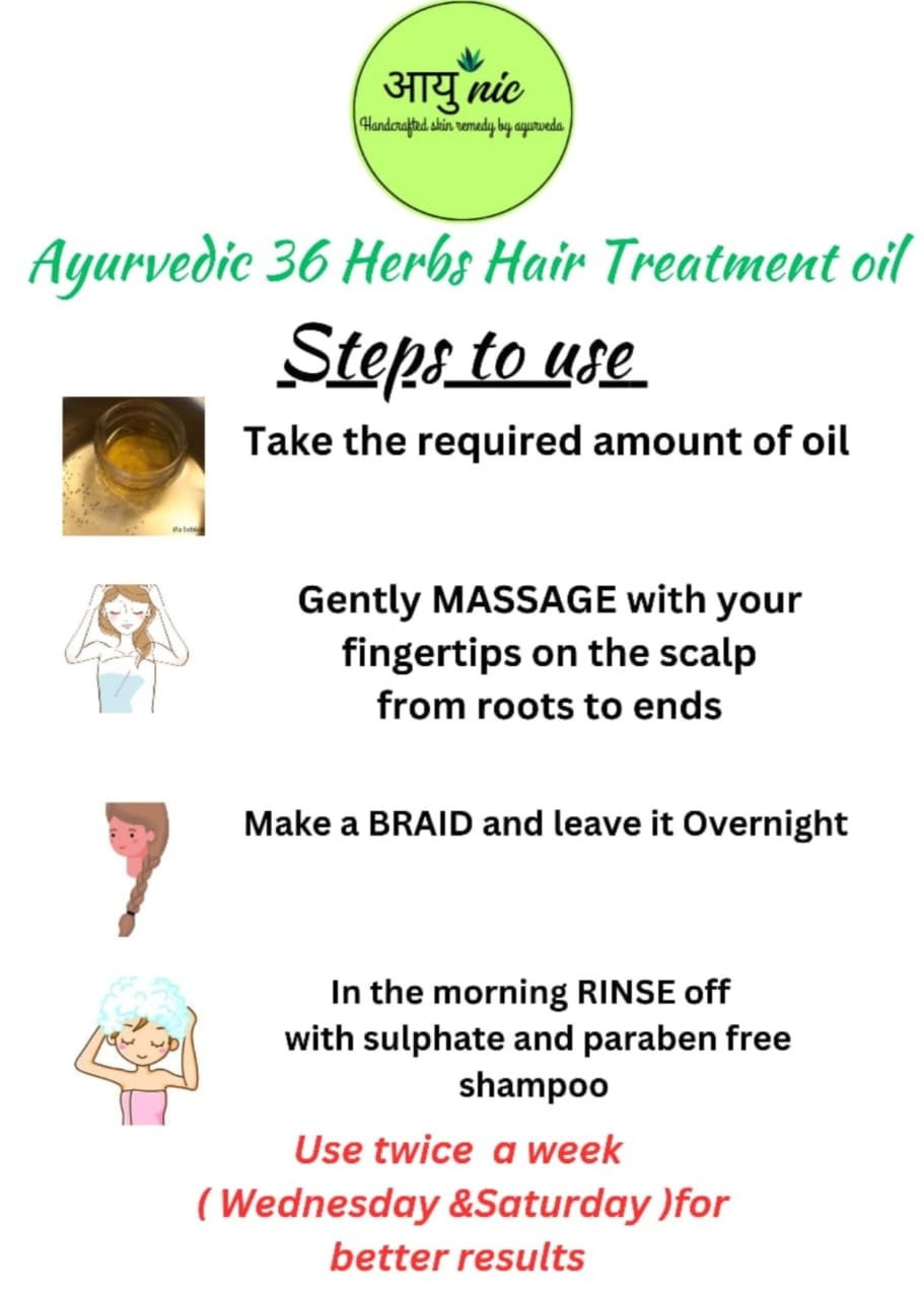 Ayurvedic Hair Fall Treatment Oil - 50 ml (Trial Pack)